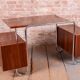 Czech Bauhaus Writing Desk in Walnut attributed to A. Lurcat for Kovona, 1920s