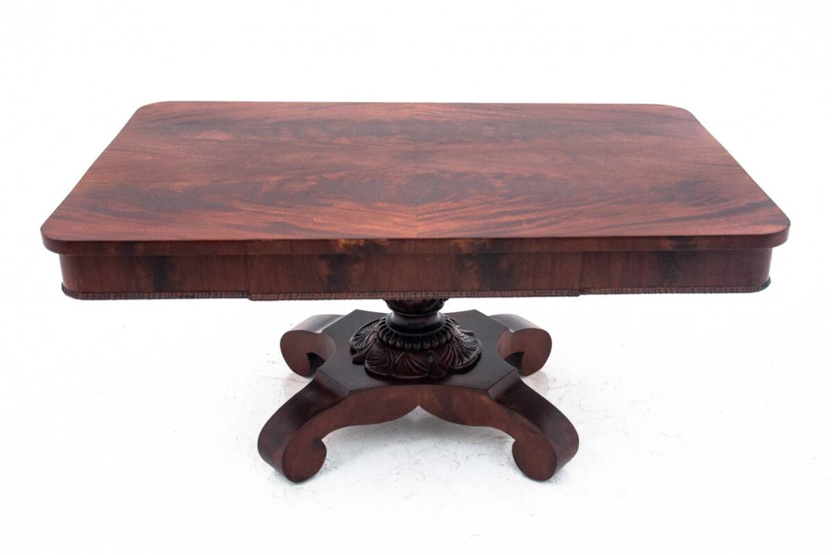 Antique center table, Northern Europe, late 19th century.