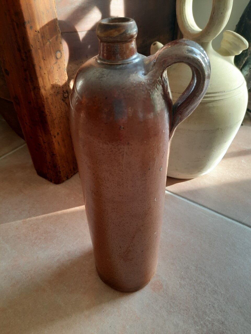Old stoneware bottle