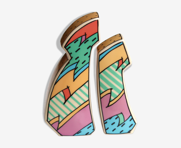 Salières " flash " de Dorothy Hafner pour Rosenthal, années 80