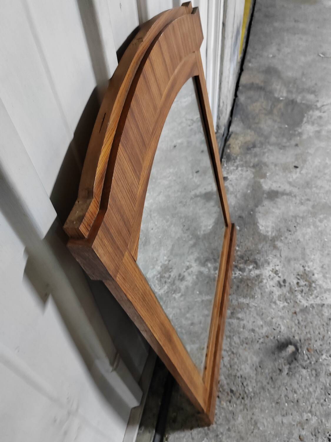 Rosewood mirror from the 1940s