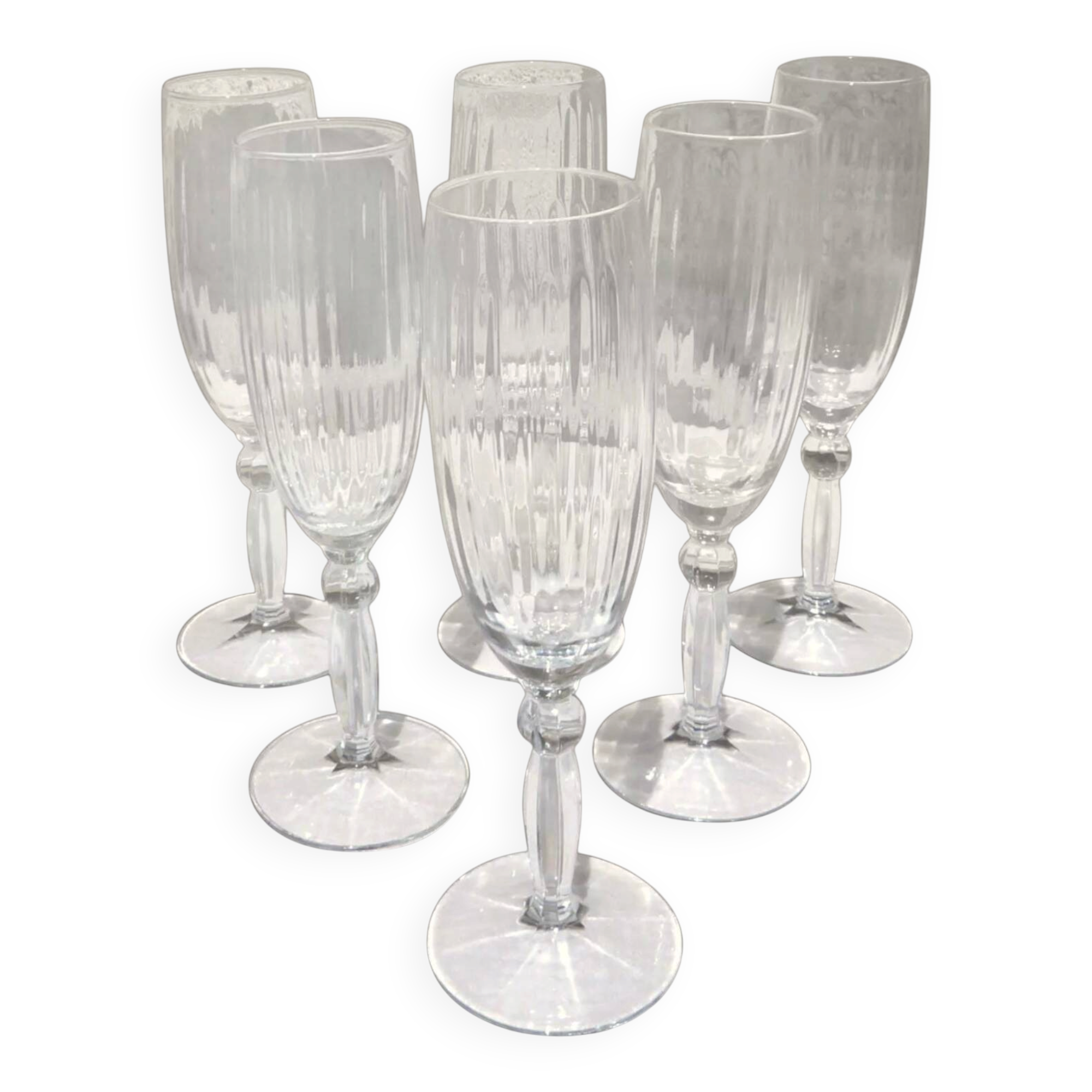 Set de 18 flûtes à champagne