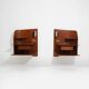 Pair of wall-mounted nightstand by Gio Ponti for Dassi, 1960s