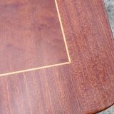 Table rectangulaire marqueterie
