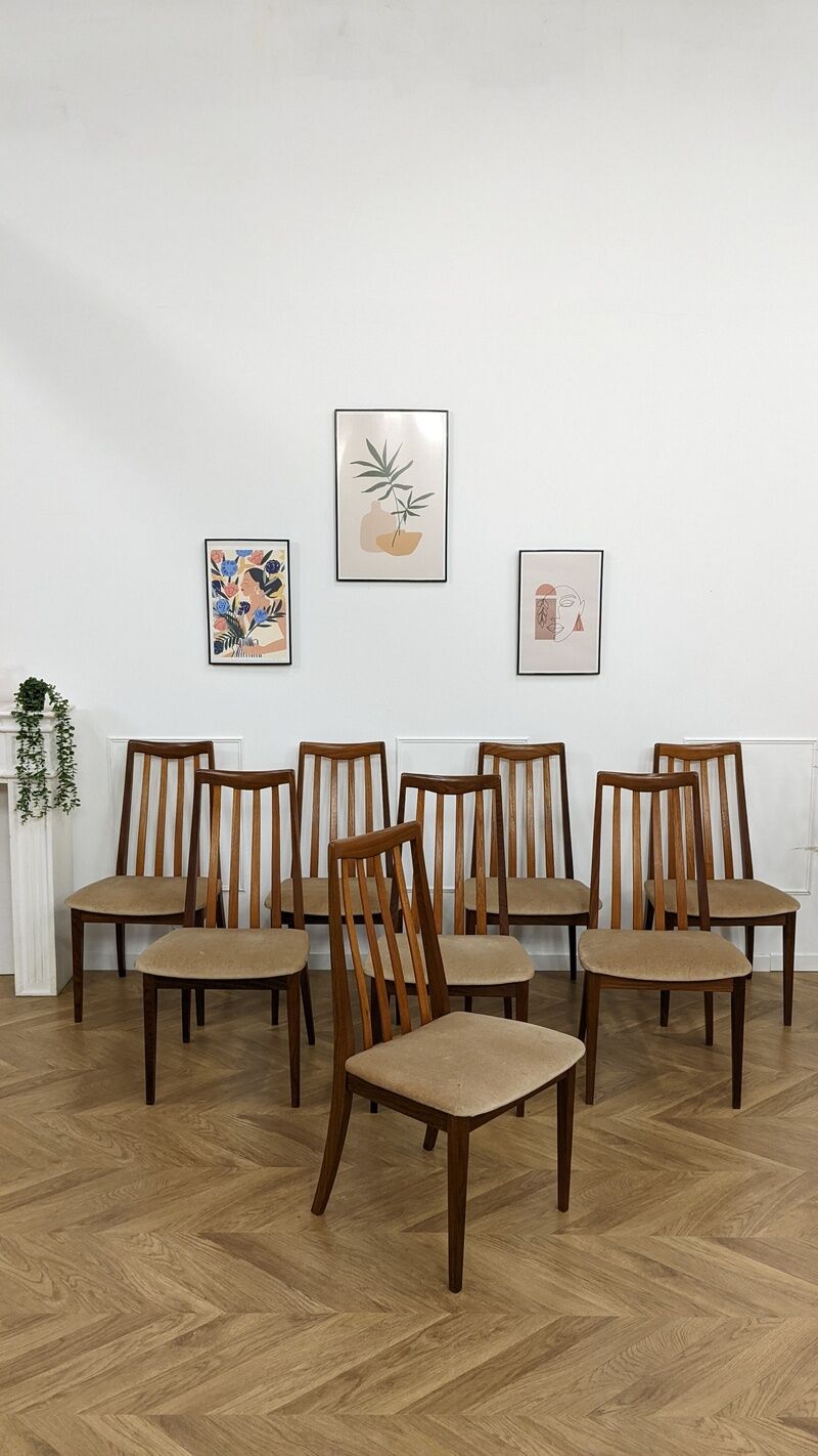 8 Scandinavian Chairs G-Plan - 383