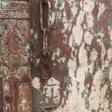 Old wooden door