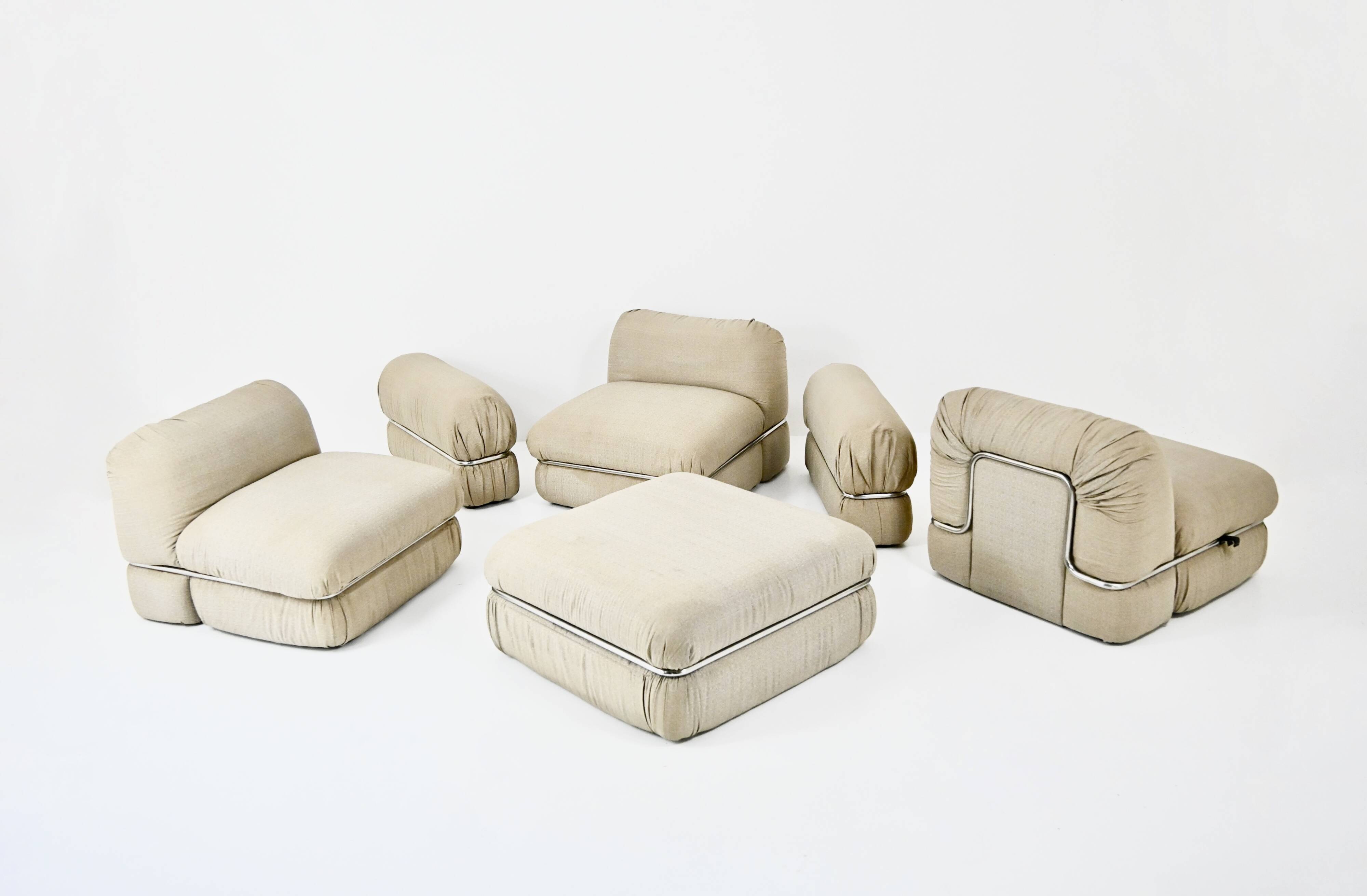 Modular sofa by Rodolfo Bonetto for Tecnosalotto, 1960s