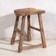 Antique stool in wabi-sabi style (c.1900) #9
