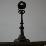 Pair of Bronze French Table Lamps in the Form of Street Lanterns