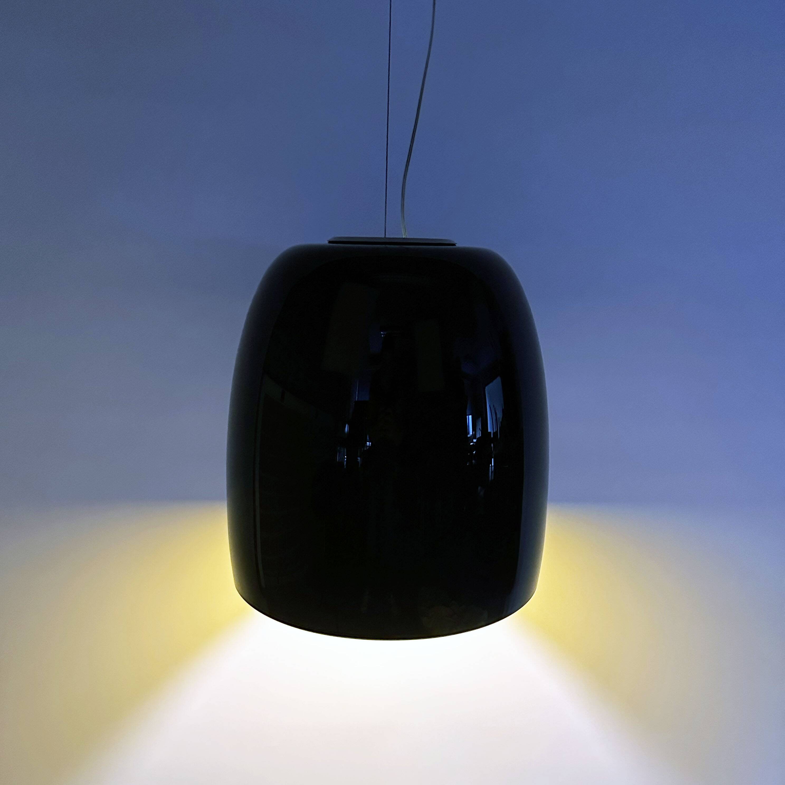 Prandina Notte S5 Pendant Lamp – Black & Yellow – Perfect Condition