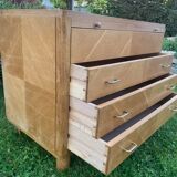Dresser / dressing table vintage light wood 60s