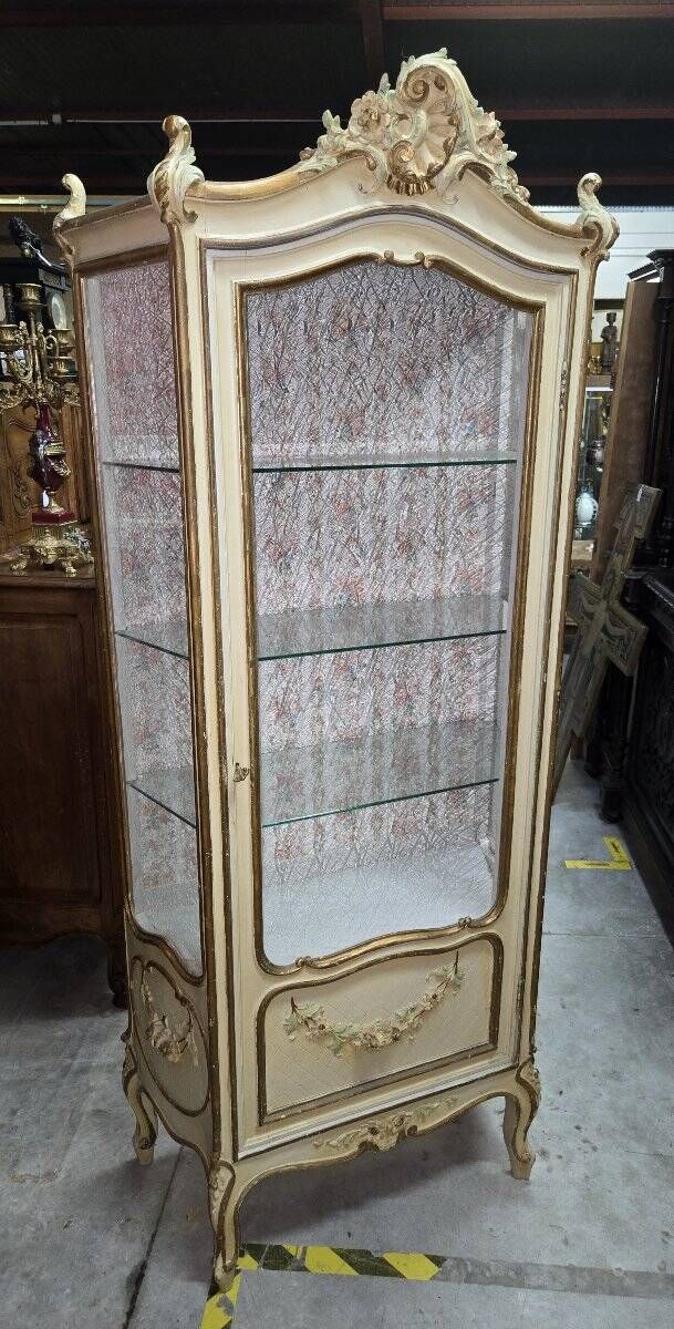 Louis XV style display cabinet