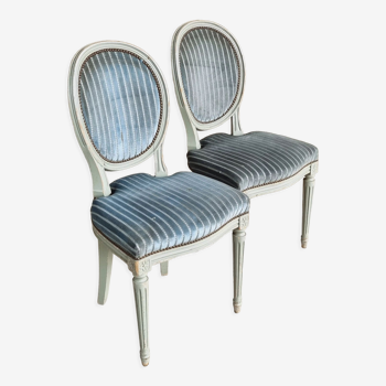 Ensemble de chaises de salle à manger style Louis XVI