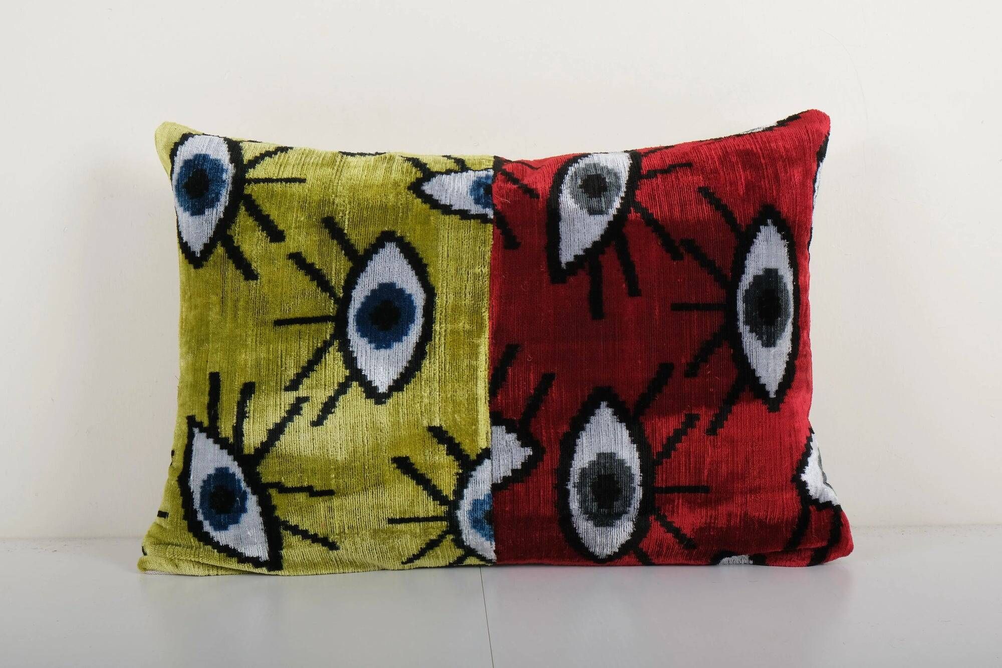 Housse de coussin velours vintage 41x56 cm