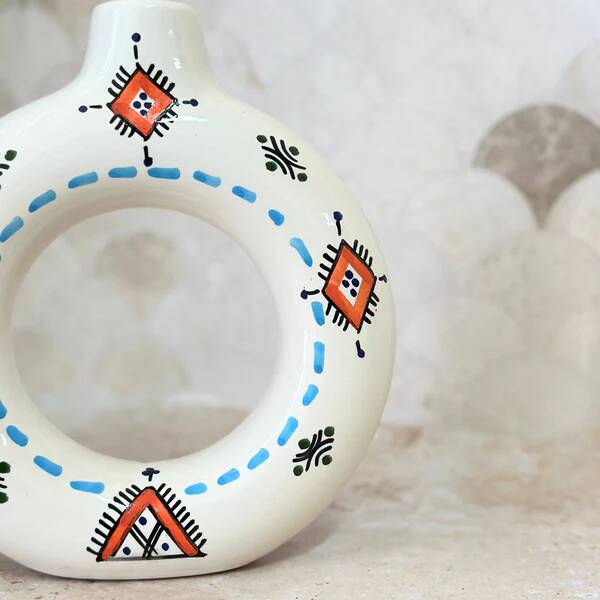 Artisanal vase Tafoukt Amazigh Ameqrane