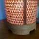 Vintage wicker rattan lamp 1960