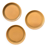Assiettes en grés atelier d’art sarreguemines
