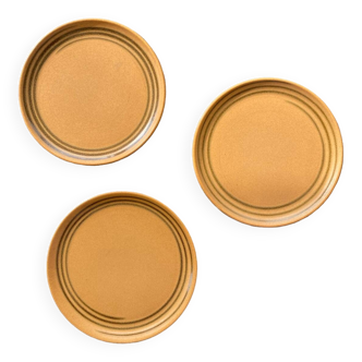 Assiettes en grés atelier d’art sarreguemines