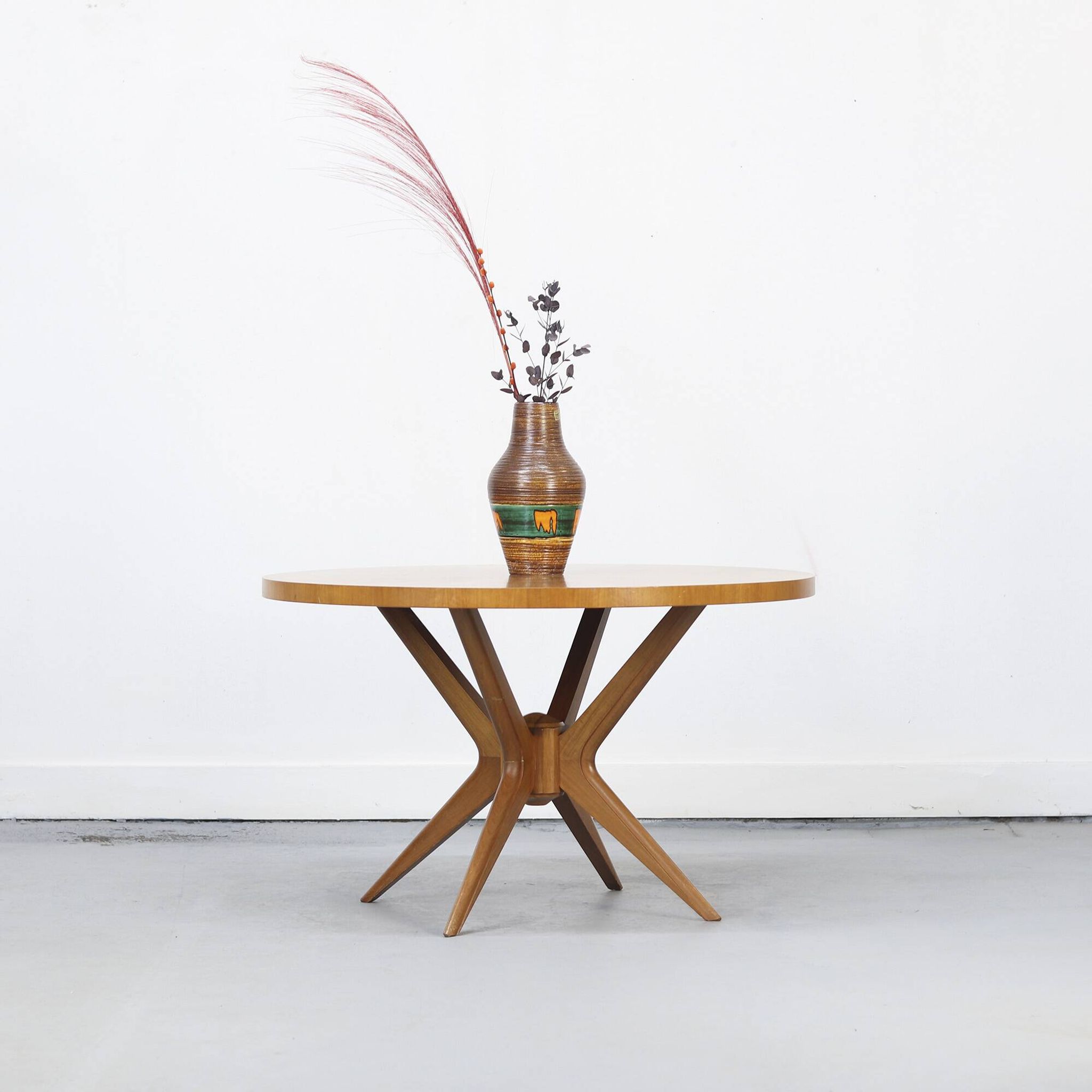 Table console en étoile au design vintage des années 50
