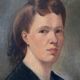 Portrait of a woman, oil on canvas