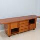 Enfilade vintage en noyer Mobil Girgi années 1970