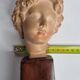 Bust of Bacchus child in patinated terracotta, 21 cm