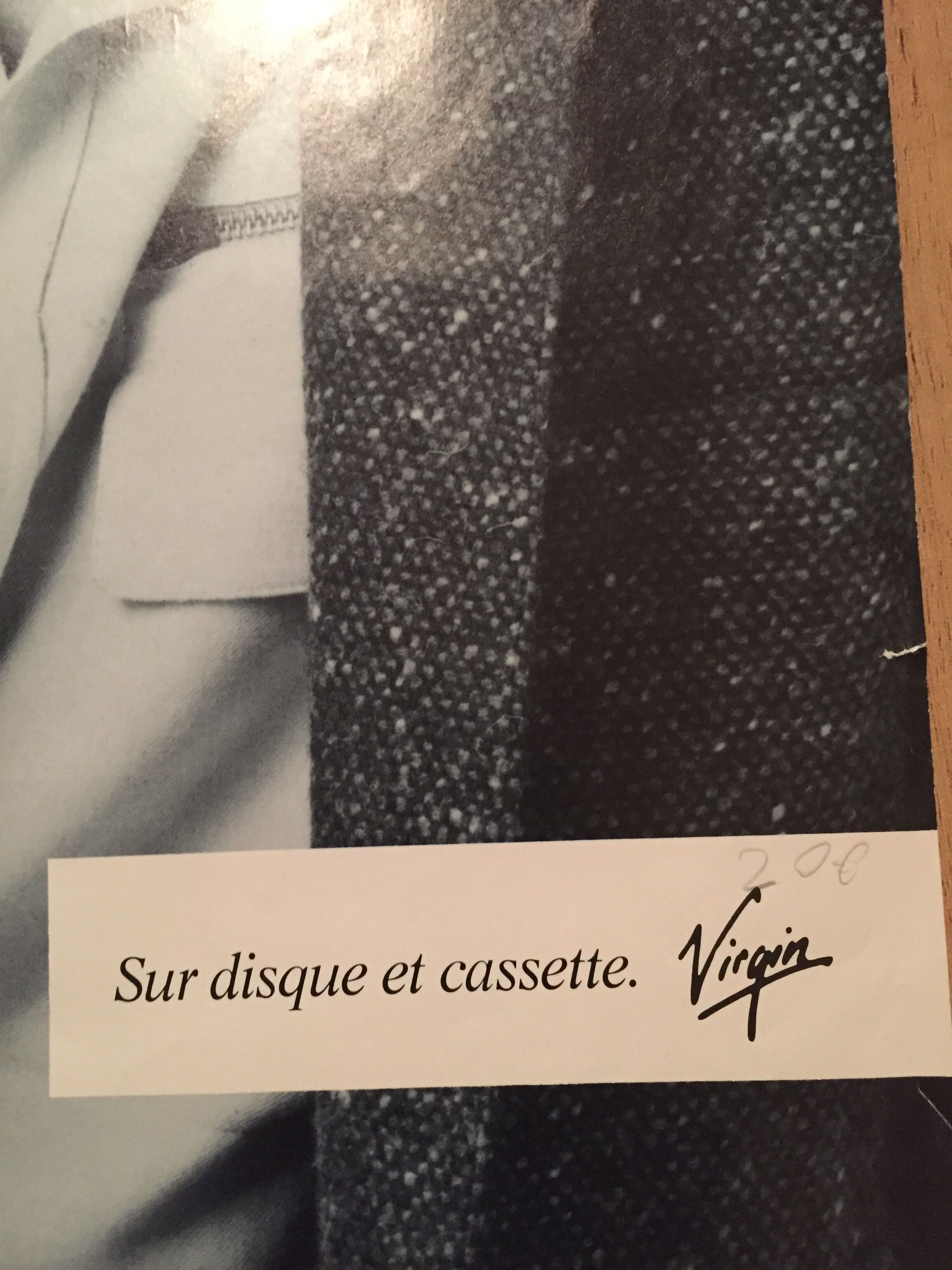 Julien Clerc vintage poster