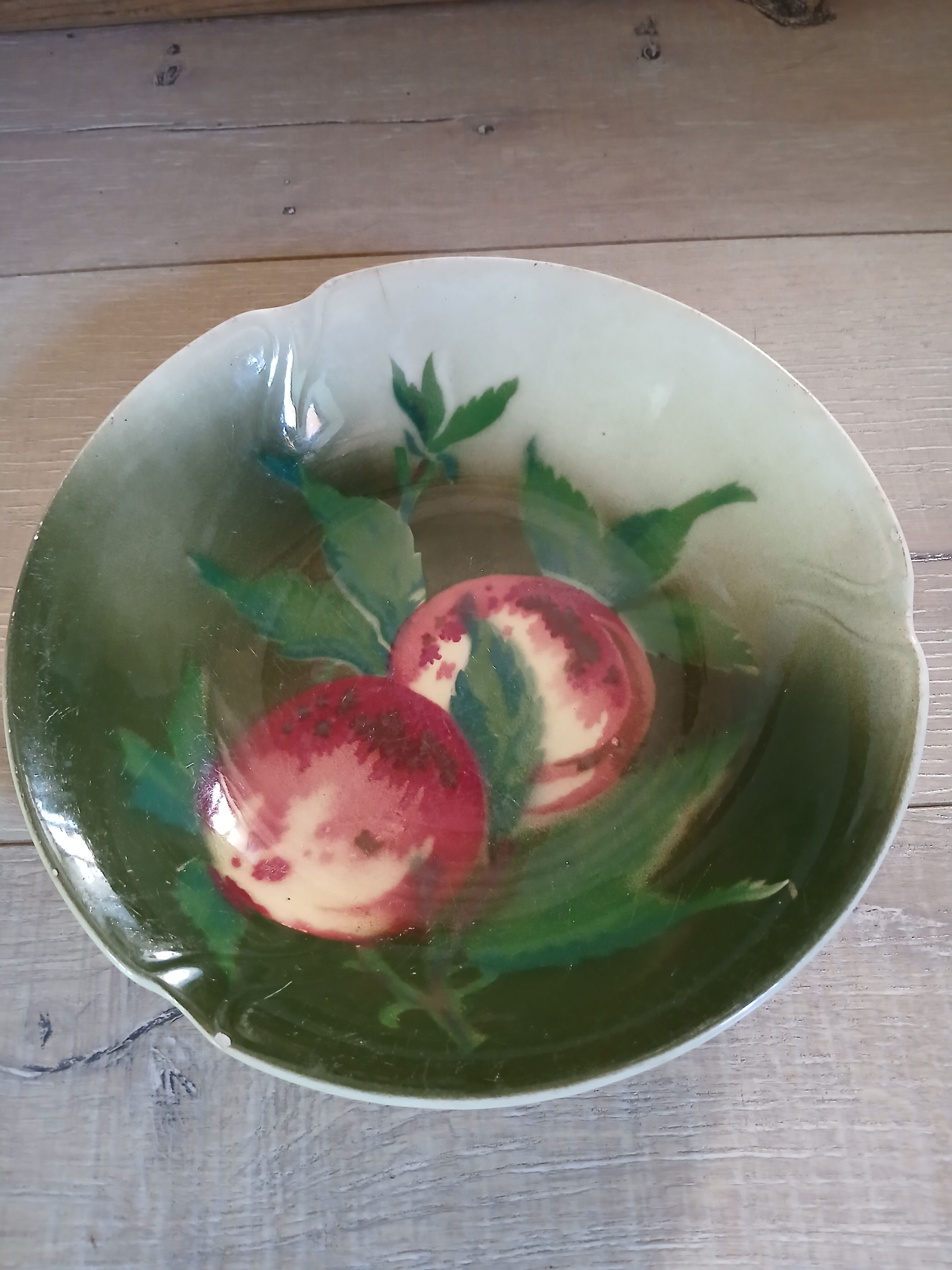2 very old deep plates