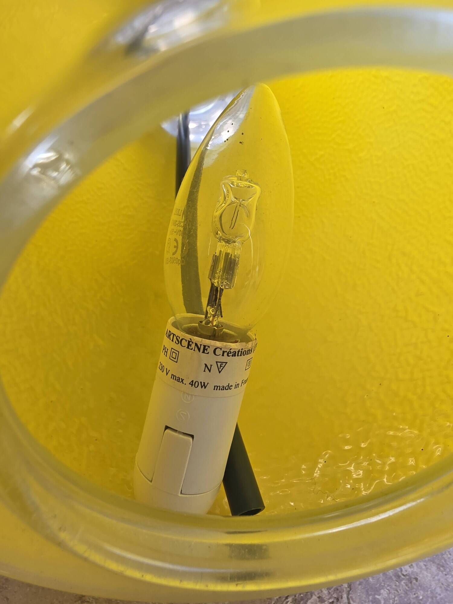 Table lamp Bottle Orangina ArtScène Creations