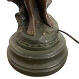 Table lamp in cast iron