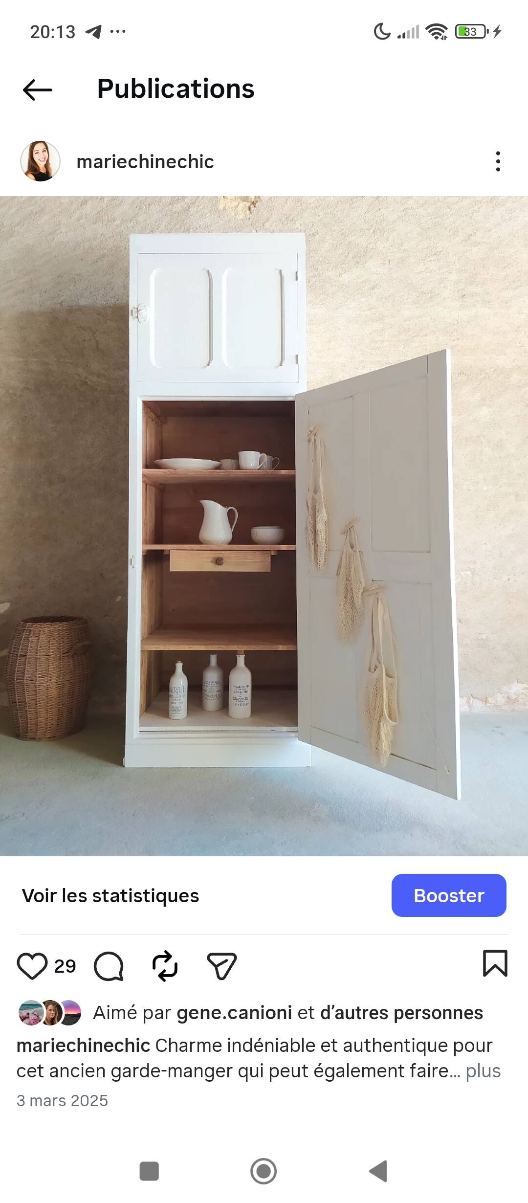Large Parisian wardrobe