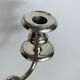 Silver-plated metal chandelier with 4 lights, Christofle