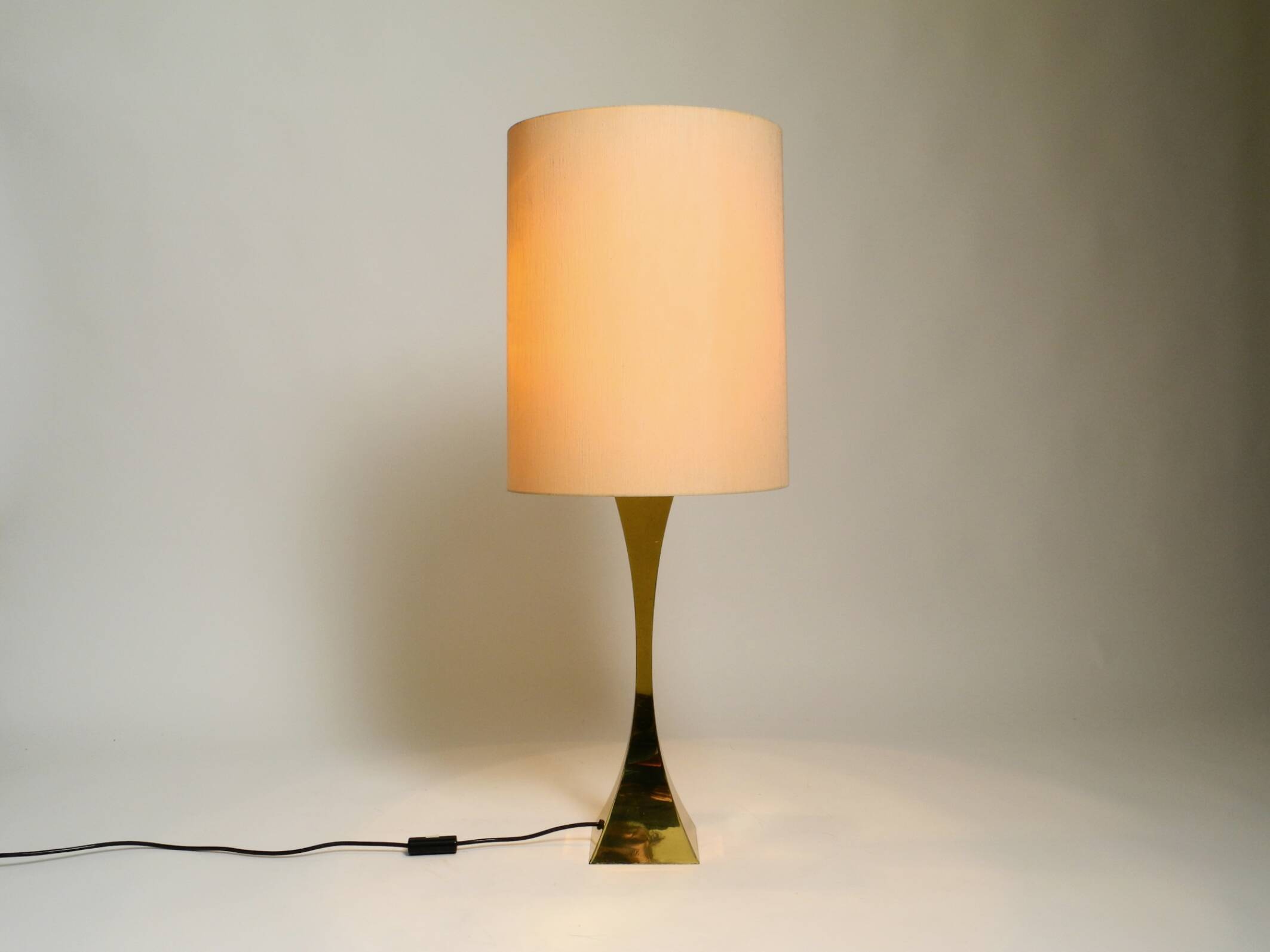 70s brass table lamp by Tonello and Montagna Grillo for High Society Italy