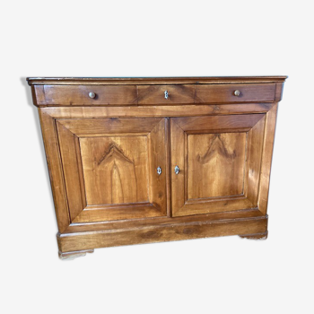 Buffet two doors, 3 drawers in cherry. Louis Philippe era