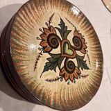 Paul Fouillen dinner service in Quimper, 26 pieces