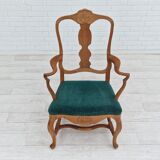 1960s, Danish design, pair of armchairs, oak wood, original very good condition