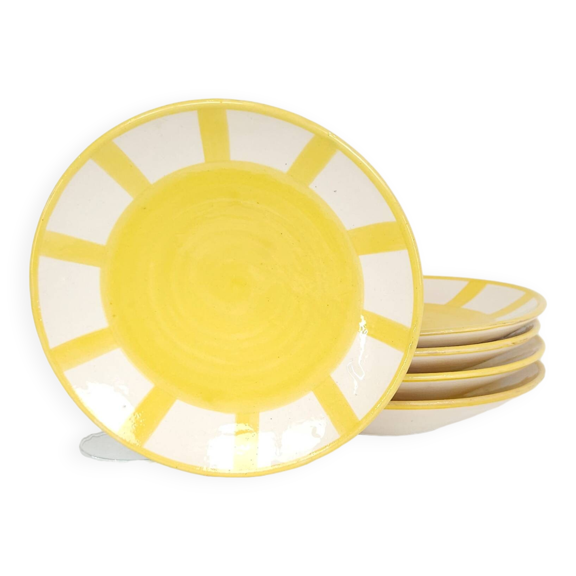 Medium plate - SOL yellow border