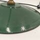 Set of 3 enameled sheet metal pendants