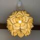 Mother-of-pearl flower suspension Rausch Capiz Germany, 70s