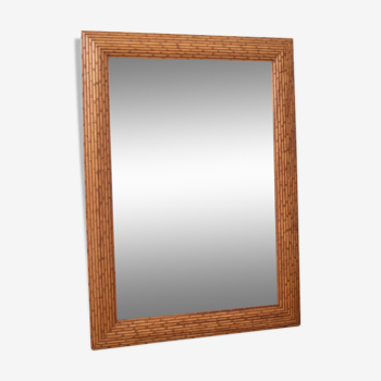 Miroir et son cadre en bois