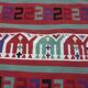Berber carpet multicoloured wool 188 x 104 cm