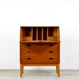 Midcentury Bureau / Desk / Cabinet In Teak. Vintage / Modern / Danish Style