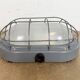 Industrial Grey Wall Light with Milk Glass, 1970s