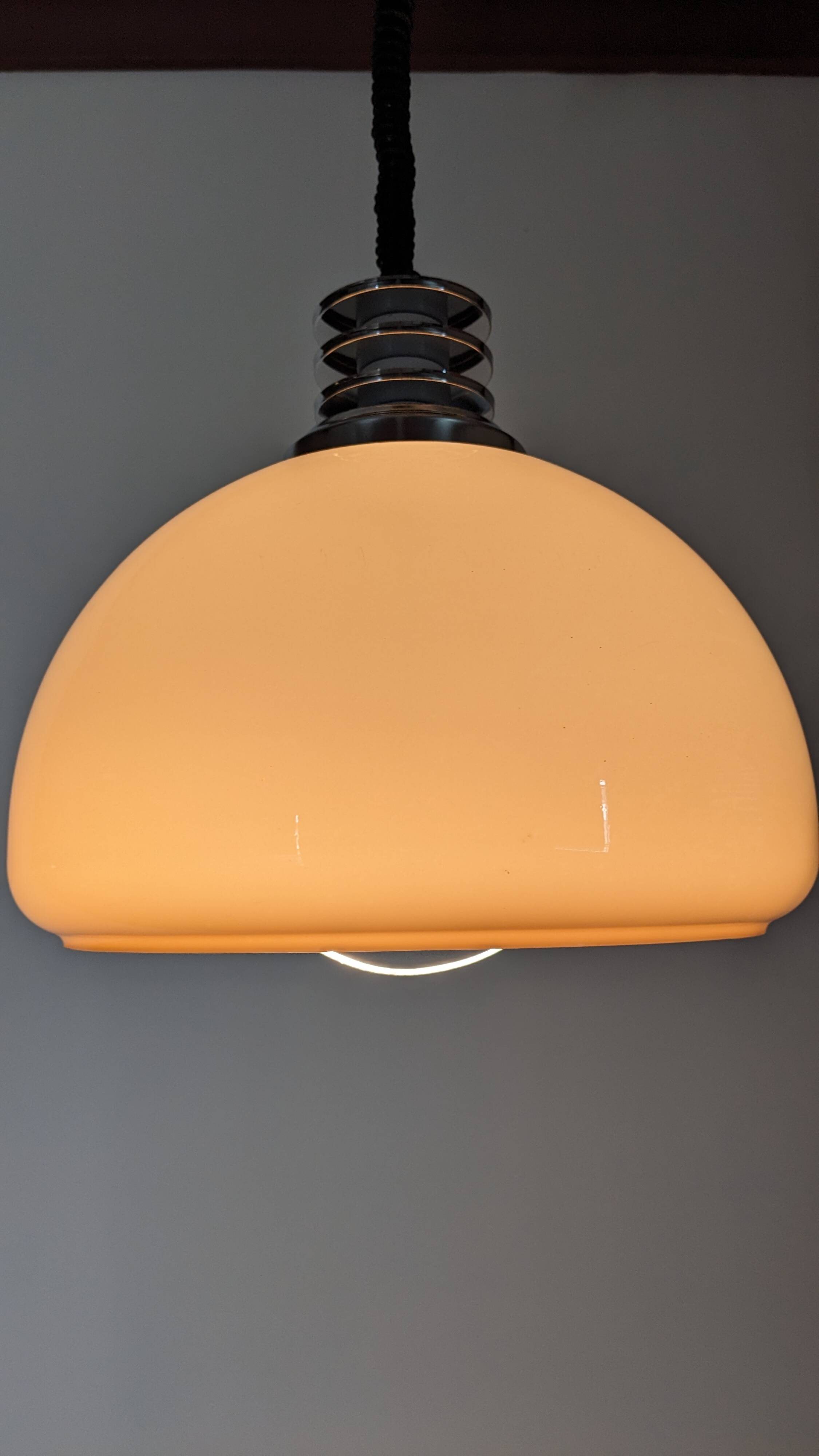 Adjustable suspension Space age dlg Harvey Guzzini, Italy circa 1970