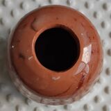 Glazed terracotta vase