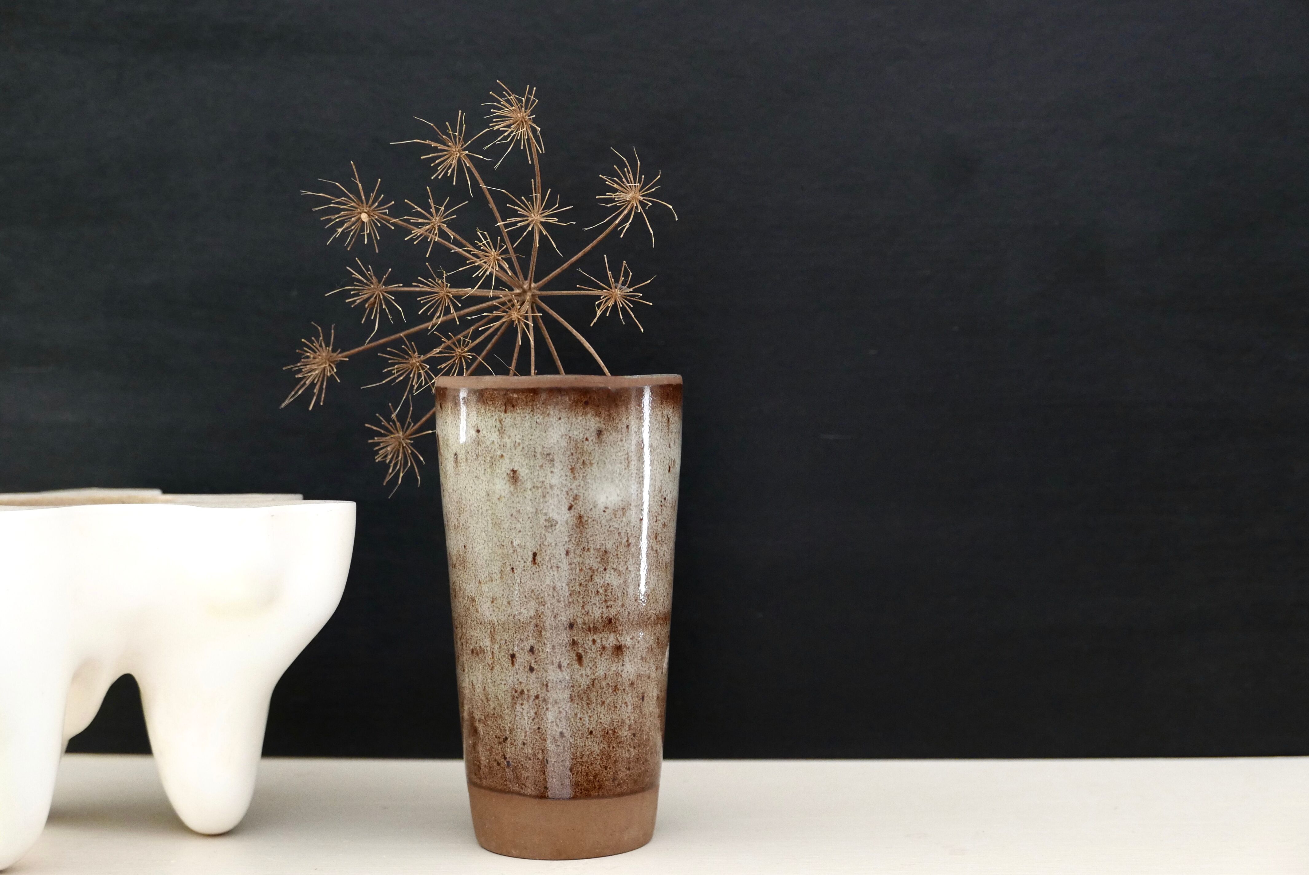Vase en grès de Roger Jacques, années 60