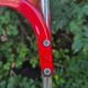 Omstak chair by Rodney Kinsman, vintage red metal.