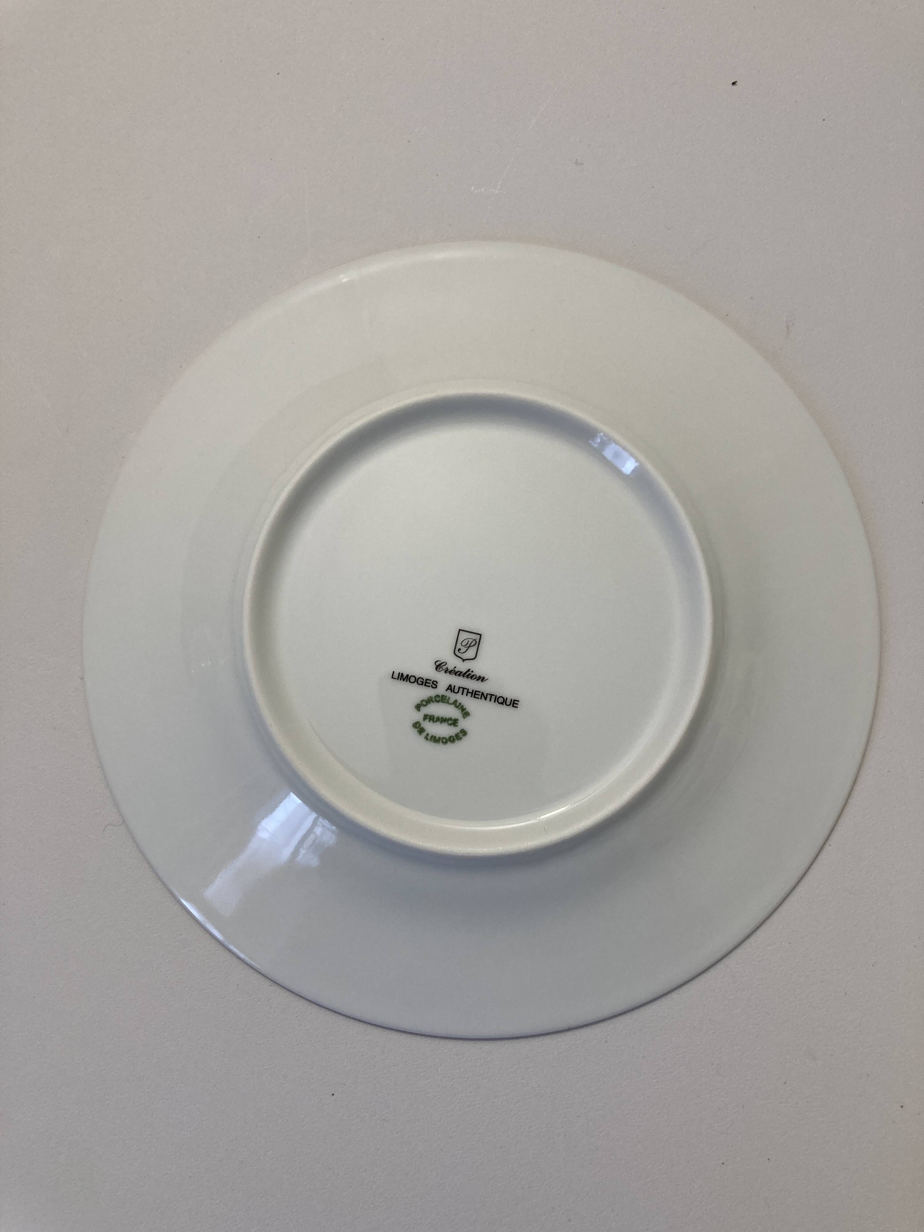 Limoges porcelain service paradise bird