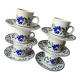 Set of 6 vintage Churchill England cups and saucers – Floral design