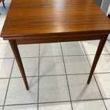 Vintage 1970s extendable Scandinavian teak table